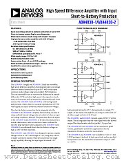 ADA4830-1 datasheet pdf Analog Devices