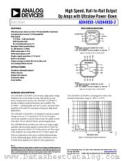 ADA4850-1 datasheet pdf Analog Devices