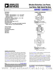 ADA4857-2 datasheet pdf Analog Devices