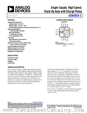 ADA4858-3 datasheet pdf Analog Devices