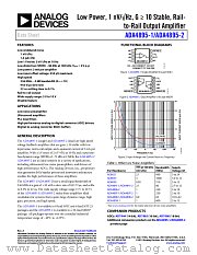 ADA4895-2 datasheet pdf Analog Devices