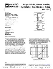 ADA4899-1 datasheet pdf Analog Devices