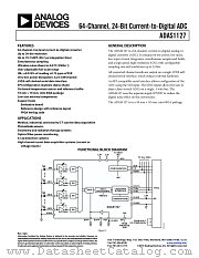 ADAS1127 datasheet pdf Analog Devices