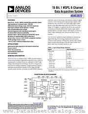 ADAS3022 datasheet pdf Analog Devices