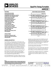ADATE207 datasheet pdf Analog Devices