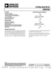 ADATE209 datasheet pdf Analog Devices
