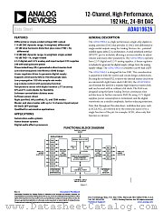 ADAU1962A datasheet pdf Analog Devices