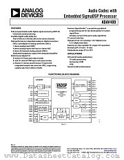 ADAV400 datasheet pdf Analog Devices