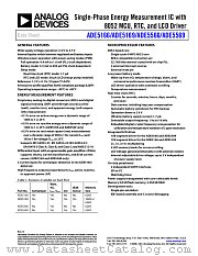 ADE5169 datasheet pdf Analog Devices