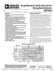 ADE7761B datasheet pdf Analog Devices