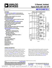 ADE7913 datasheet pdf Analog Devices