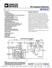 ADF4106-EP datasheet pdf Analog Devices