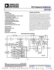 ADF4106 datasheet pdf Analog Devices