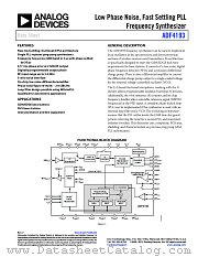 ADF4193 datasheet pdf Analog Devices