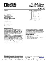 ADG1517 datasheet pdf Analog Devices