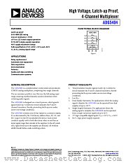 ADG5404 datasheet pdf Analog Devices