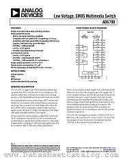 ADG790 datasheet pdf Analog Devices