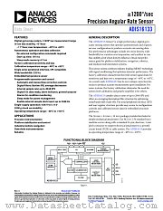ADIS16133 datasheet pdf Analog Devices