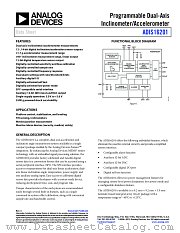 ADIS16201 datasheet pdf Analog Devices
