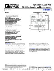 ADIS16209 datasheet pdf Analog Devices
