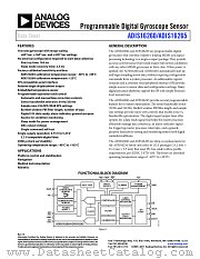 ADIS16260 datasheet pdf Analog Devices
