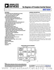 ADIS16364 datasheet pdf Analog Devices