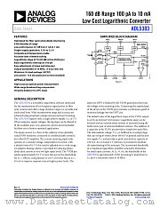 ADL5303 datasheet pdf Analog Devices