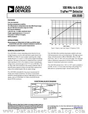 ADL5500 datasheet pdf Analog Devices