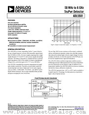 ADL5501 datasheet pdf Analog Devices