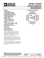 ADL5590 datasheet pdf Analog Devices