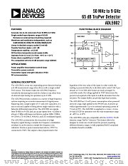 ADL5902 datasheet pdf Analog Devices