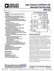 ADM1168 datasheet pdf Analog Devices