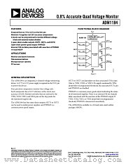 ADM1184 datasheet pdf Analog Devices