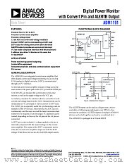 ADM1191 datasheet pdf Analog Devices