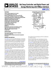 ADM1276 datasheet pdf Analog Devices