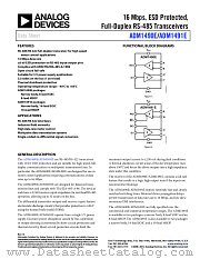 ADM1491E datasheet pdf Analog Devices
