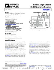 ADM3251E datasheet pdf Analog Devices