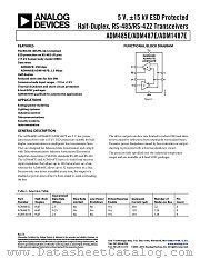 ADM1487E datasheet pdf Analog Devices