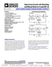 ADM8319 datasheet pdf Analog Devices