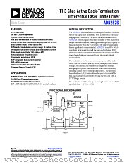 ADN2526 datasheet pdf Analog Devices