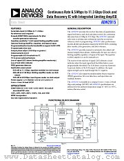 ADN2915 datasheet pdf Analog Devices