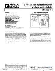 ADN3000-06 datasheet pdf Analog Devices