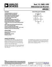 ADN4664 datasheet pdf Analog Devices