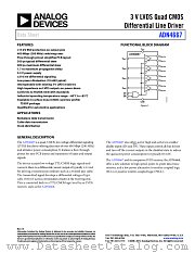 ADN4667 datasheet pdf Analog Devices