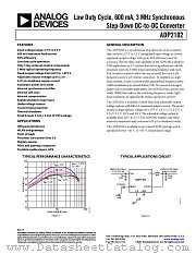 ADP2102 datasheet pdf Analog Devices