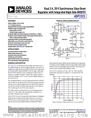 ADP2323 datasheet pdf Analog Devices