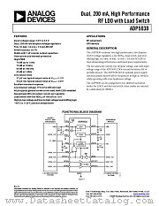 ADP5030 datasheet pdf Analog Devices