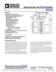ADP5586 datasheet pdf Analog Devices