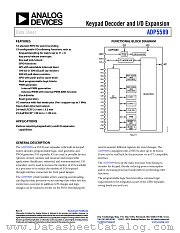 ADP5589 datasheet pdf Analog Devices