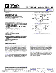 ADP7104 datasheet pdf Analog Devices
